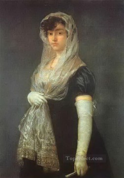  Francisco Lienzo - la esposa librera Francisco de Goya